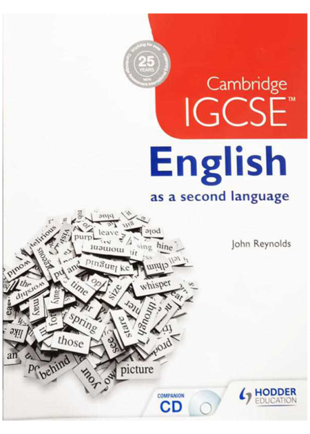 Cambridge Igcse English As A Second Language With Companion Cd Kashanah