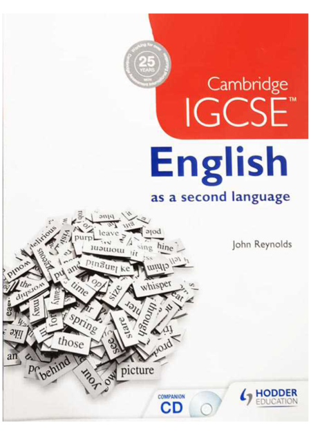 CAMBRIDGE IGCSE ENGLISH AS A SECOND LANGUAGE (WITH COMPANION CD)