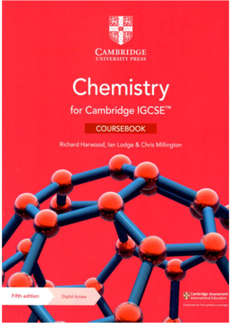 NEW CAMBRIDGE IGCSE CHEMISTRY COURSE BOOK WITH DIGITAL ACCESS (5th Edition)